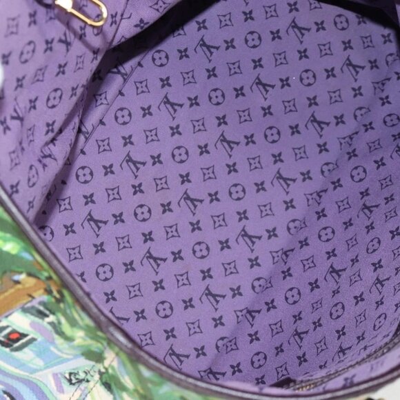 LOUIS VUITTON Eyeall Cabas PM Promenade Bag Canvas Purple - Picture 14 of 16